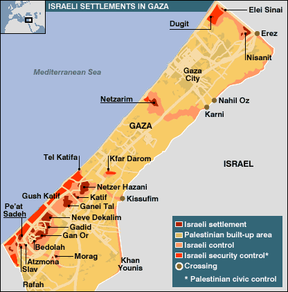 Israeli settlements in Gaza
